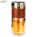 Separation of Tea And Water Tea Cup and Water Cup  200ML 450ML Factory Wholesale High borosilicate glass Cup